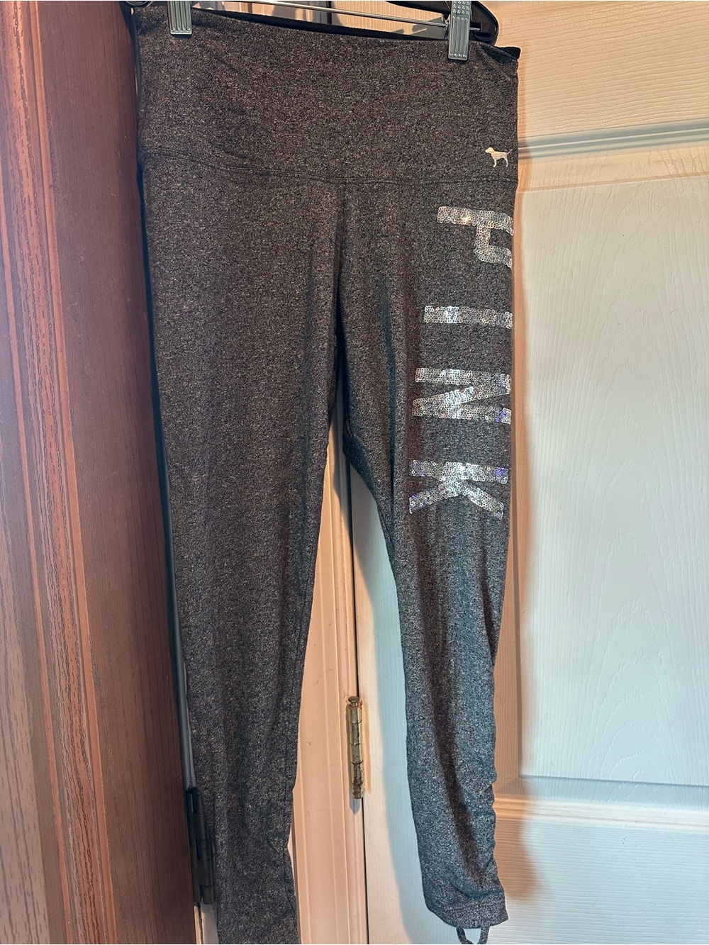 Victoria's Secret PINK Victoria's Secret Girls' Gray Leggings Y2K